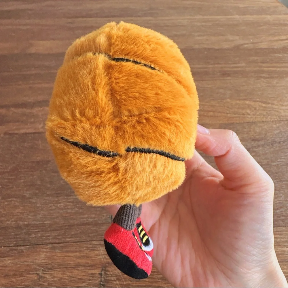 Basketball Plush Keychain Bag Charm Cute Sports Stuffed Pendant Viral Gift